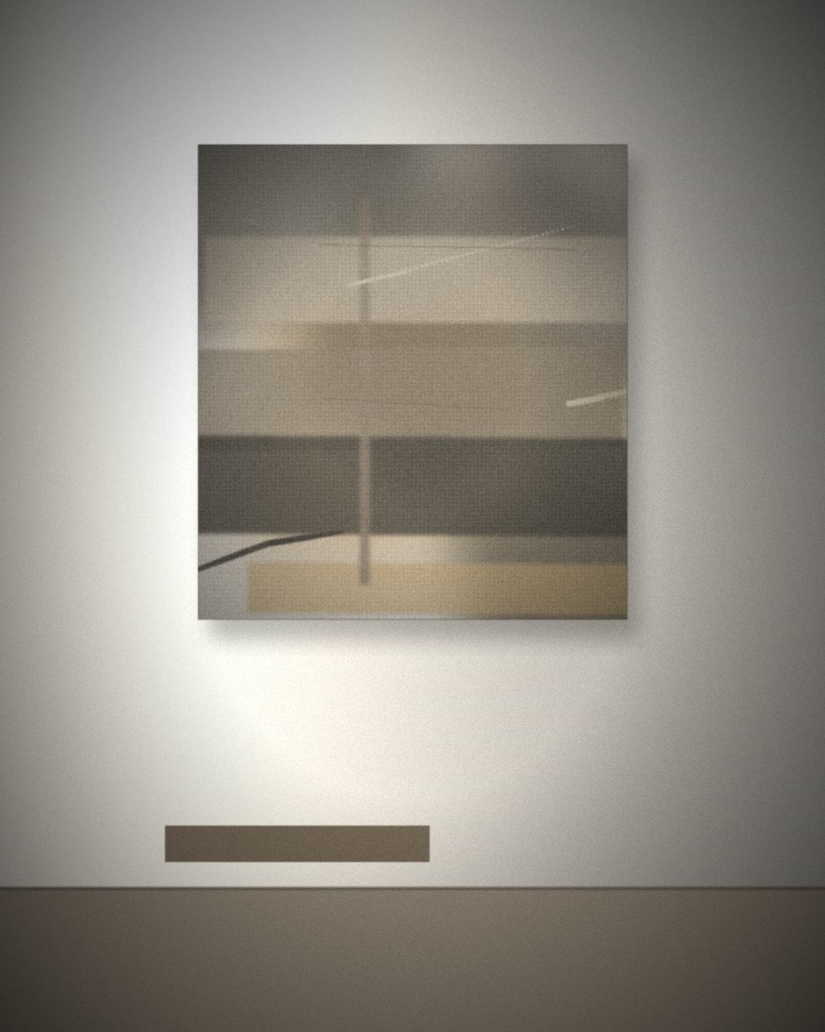 A collector's wall with several works hung together