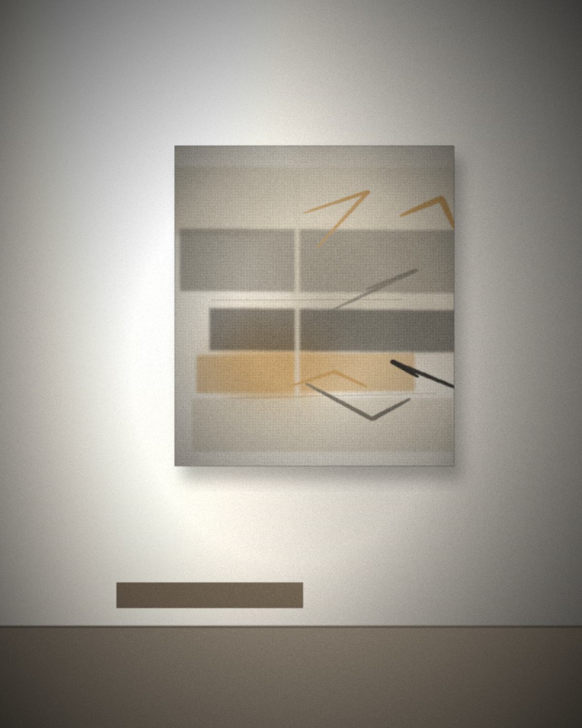 An artist's studio with works in progress