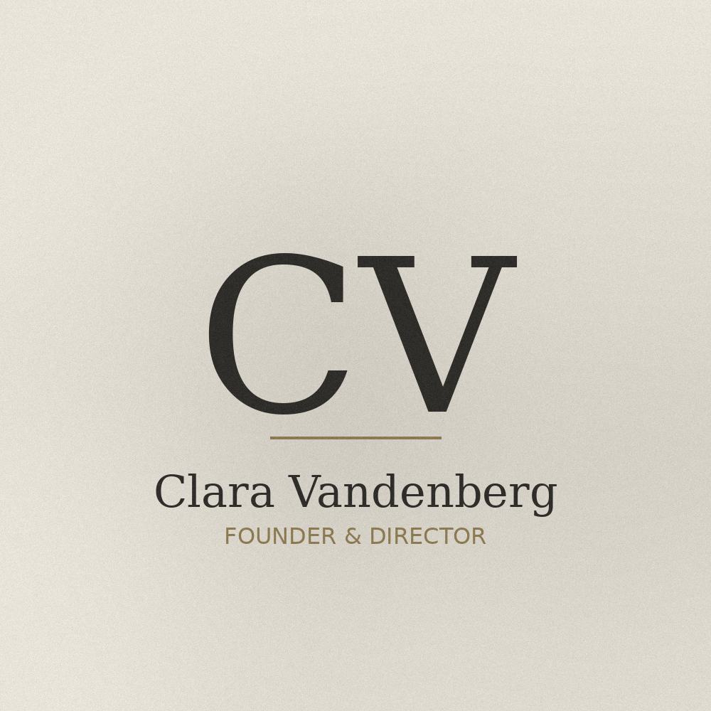 Clara Vandenberg, Founder and Director